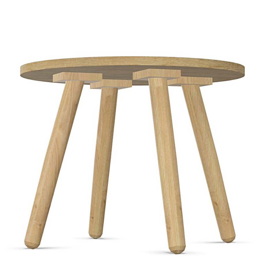 Bejot TB W 74H Gestell Eichenholz - Unterseite