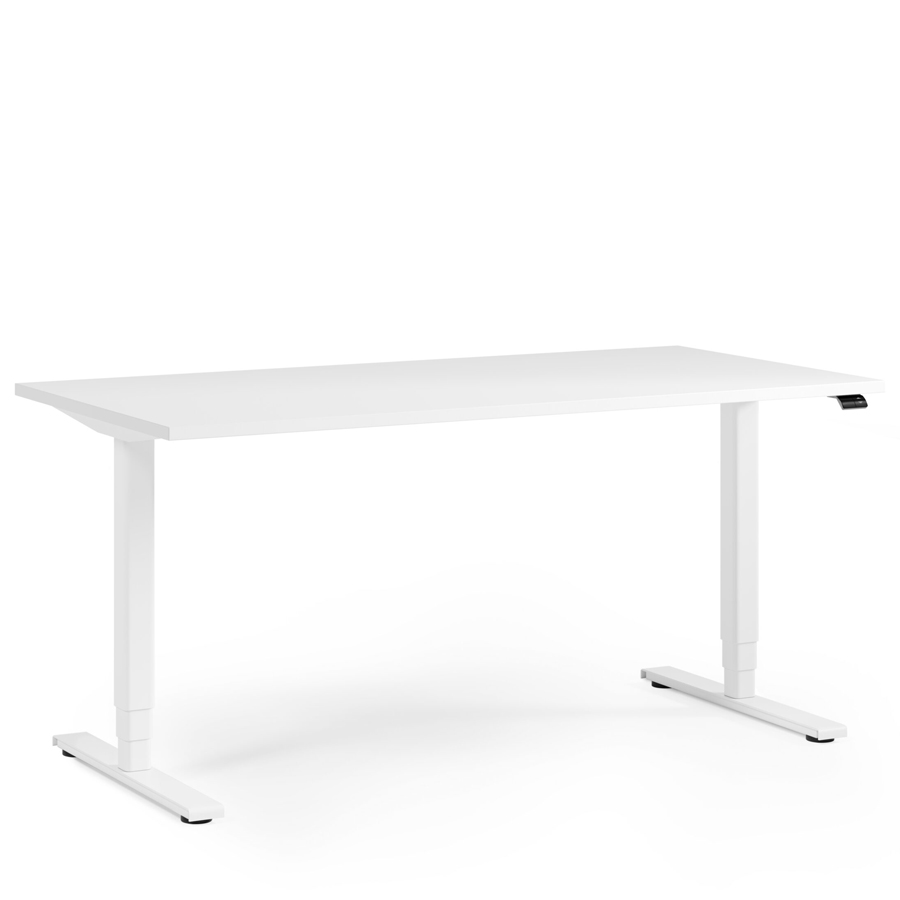 fm FOURACTION 133 Schreibtisch | Gestell weiß | Platte weiß