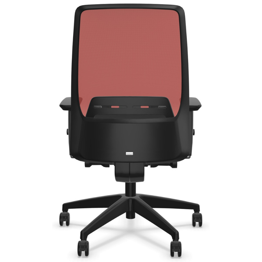 Interstuhl AIMis1 AM26E feuerrot - Rückansicht