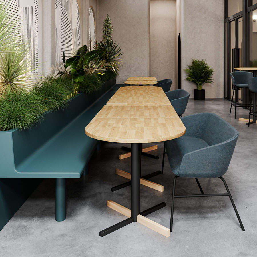 Bejot Oxco small gepolsterte Sitzbank OXSL215 Stoff Cura CR667