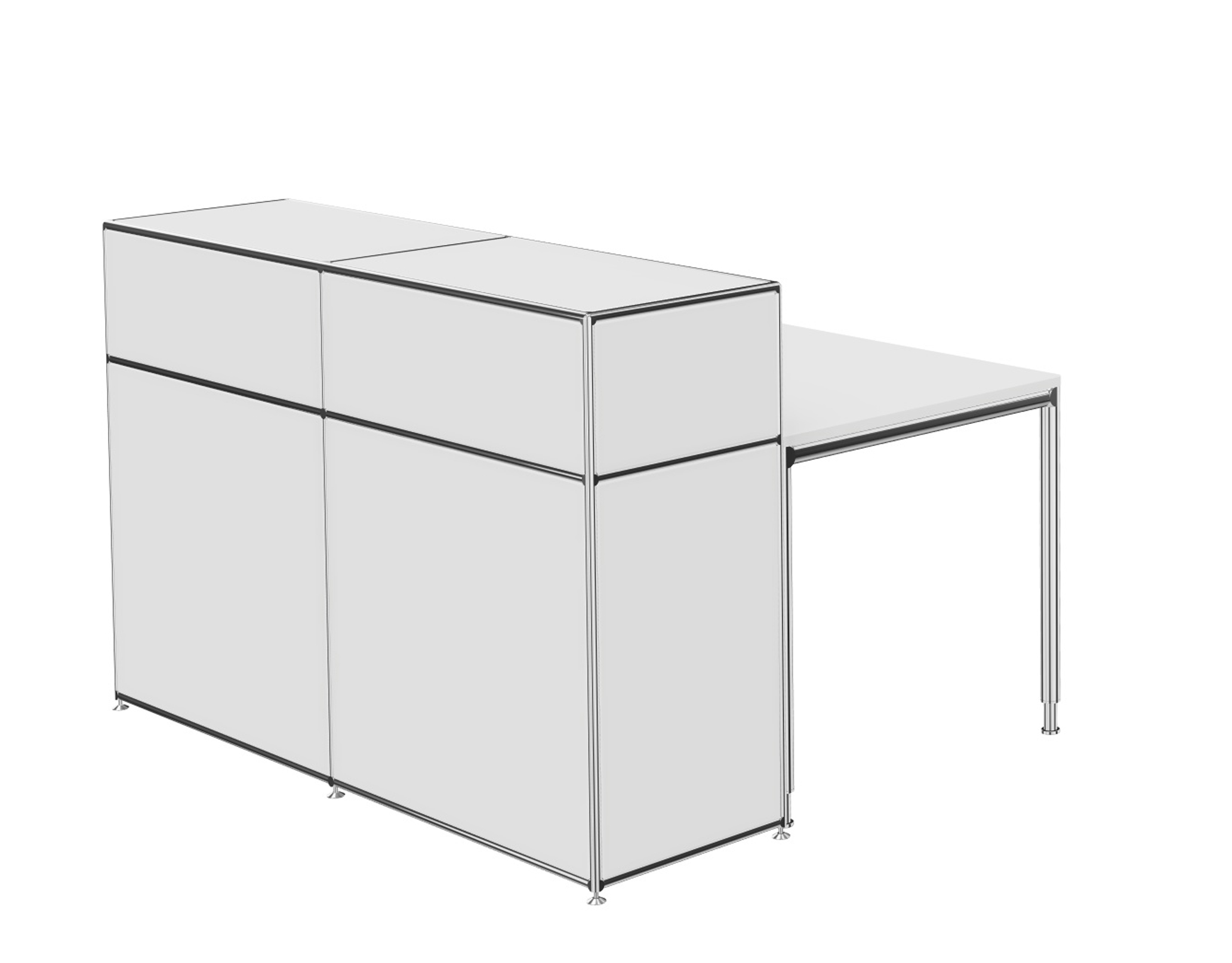 Bosse Modul Space Empfangstheke 1 von hinten