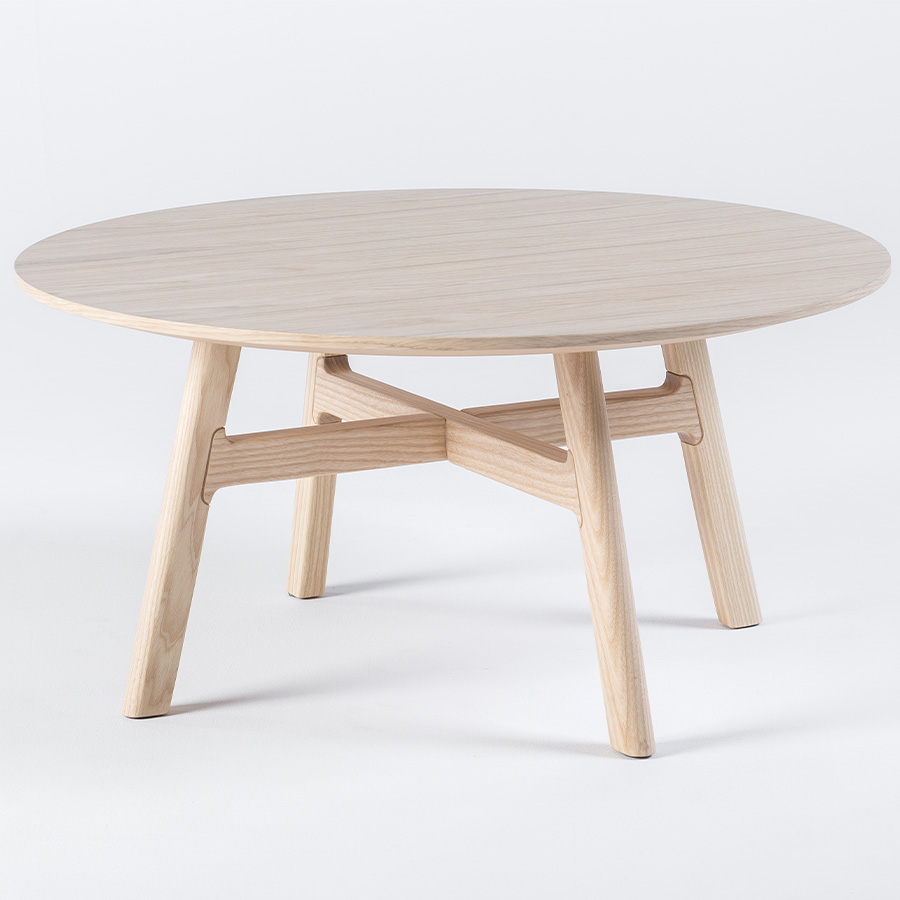 Noti Mishell Beistelltisch Holzgestell Höhe 40 cm in Esche natur