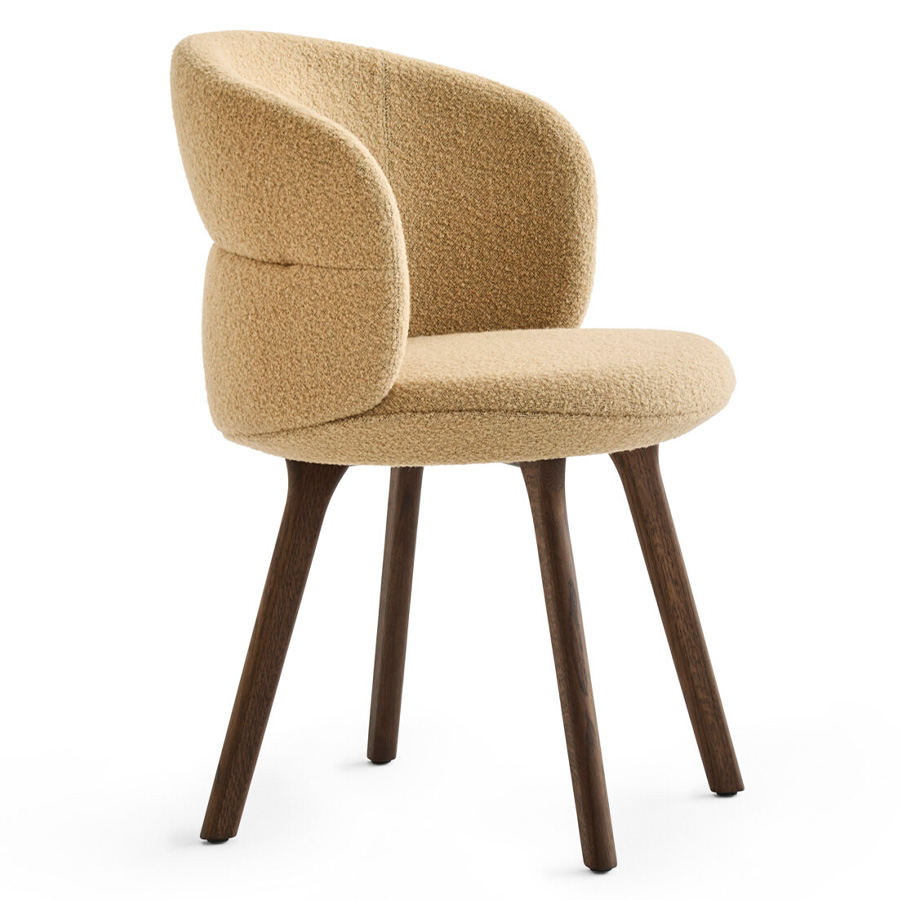 Noti Ekori, Bezug Baru 330, Massivholzgestell Eiche geräuchert