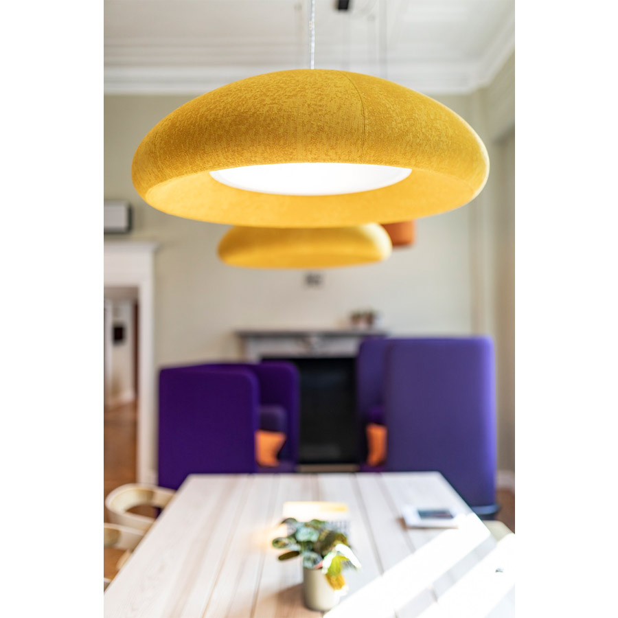 BuzziSpace Dome Pendelleuchte | Gelb | Beispielbild