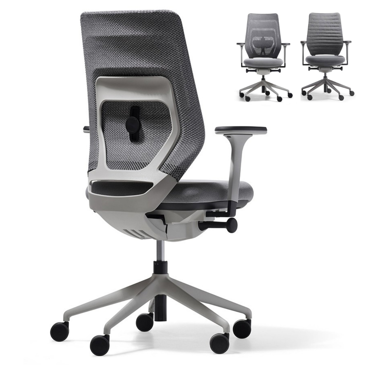 fm Asiento Bürodrehstuhl | hellgrau | Konfigurator