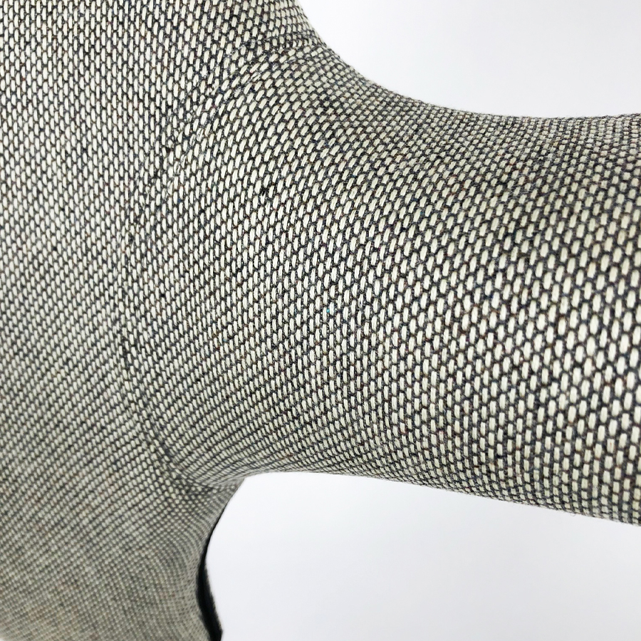 HAG CAPISCO 8106 Stoff Re-wool 0408 lindgrün - Nahaufnahme