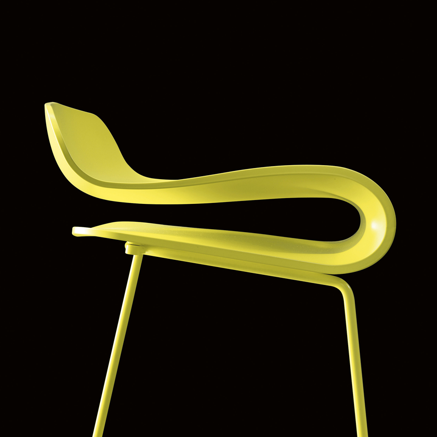 Kristalia BCN Barhocker fluo green