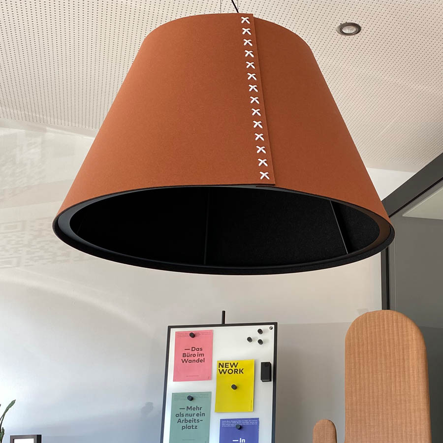 BuzziSpace BuzziShape - Größe L - Außen Kvadrat Hero 481, Innen BuzziFelt Antracite 68