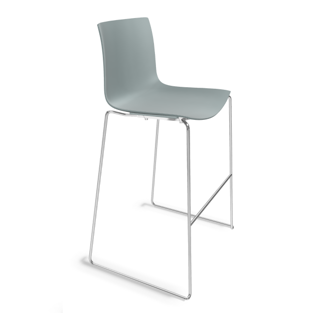 Arper Catifa Barhocker einfarbig petrol