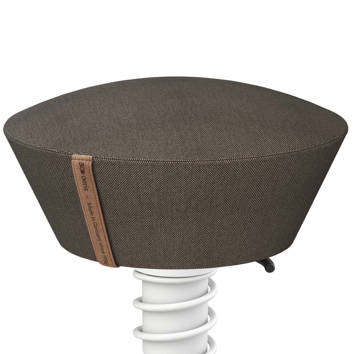 Aeris Swopper Jubiläum Musa Dark Grey Gestell mit Gleitern weiß Front