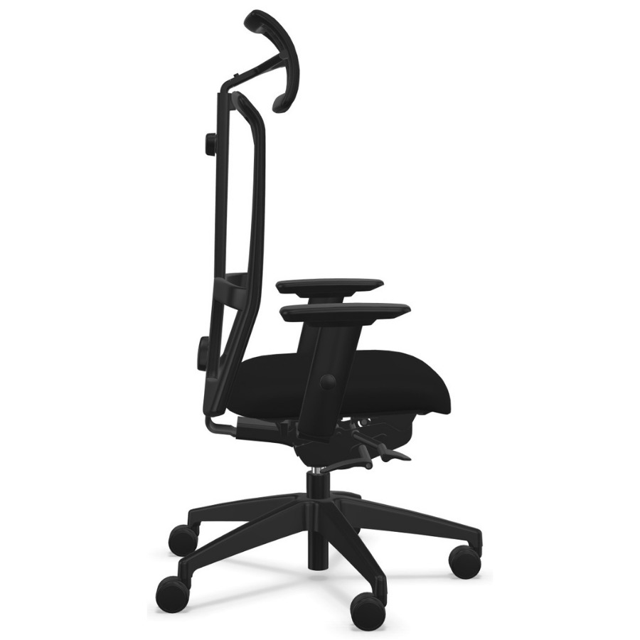 Interstuhl Goal-Air (175G) Bürostuhl Farbe schwarz - Seitenansicht