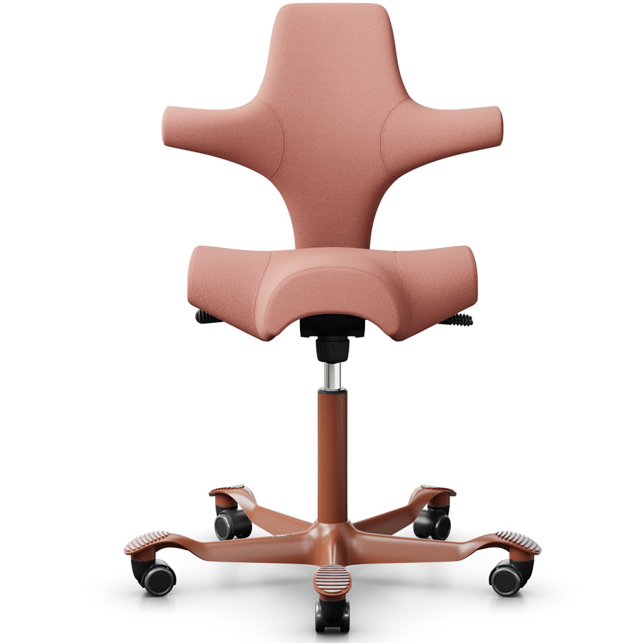 Hag Capisco 8106 Detailbild - Stoff Select light blush mit Gestell Blush rose