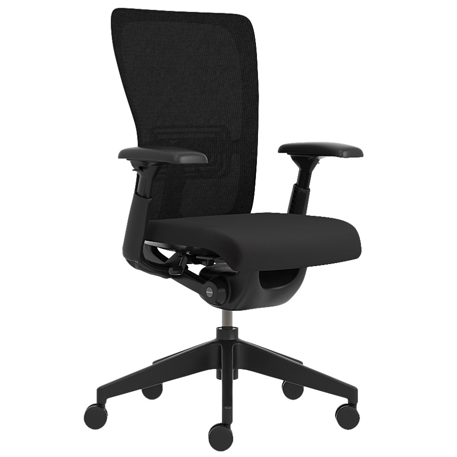 HAWORTH Zody 8963 Bürodrehstuhl schwarz mit Netzrücken