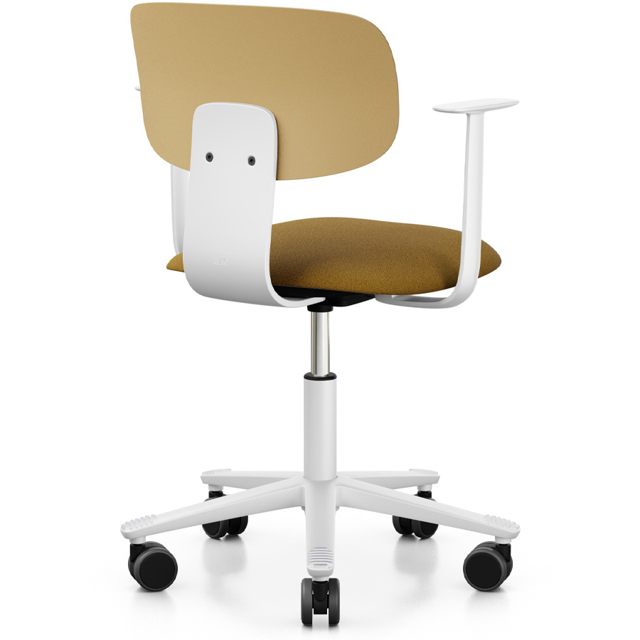 HAG Tion 2140 Bürostuhl mit Armlehnen Harvest - Sitz Stoff Capture CPT6401 - Rückenschale Kunststoff
