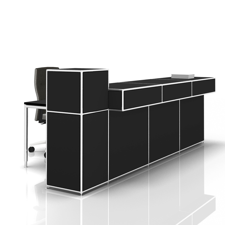 Bosse Modul Space Empfangstheke 4 schwarz