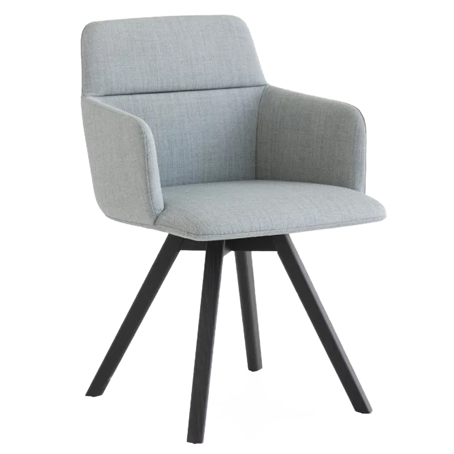 lapalma Foil S590 Gestell Esche schwarz gebeizt offenporig - Bezug Remix 0123 - Front