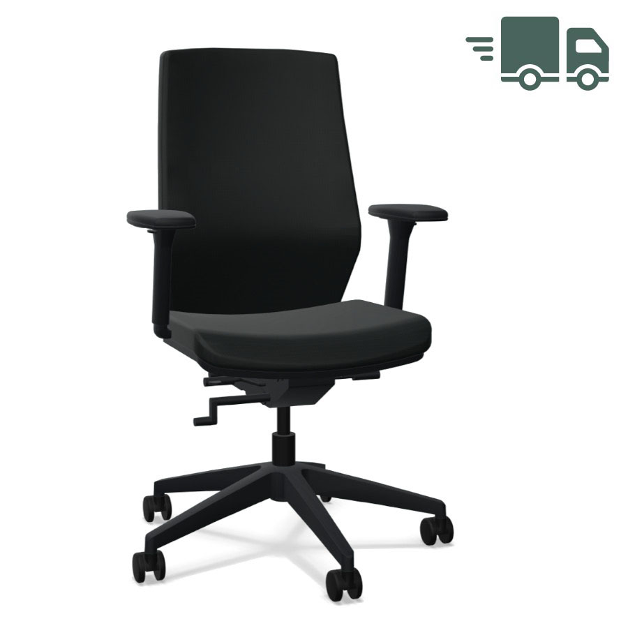 König + Neurath JET II Drehstuhl mit Softpolster in schwarz