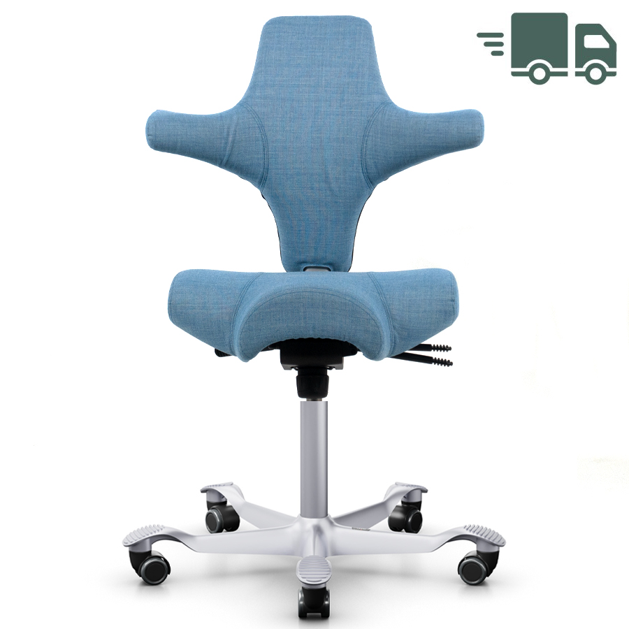 HAG Capisco 8106 Stoff Remix 0816 blau - Gestell silber