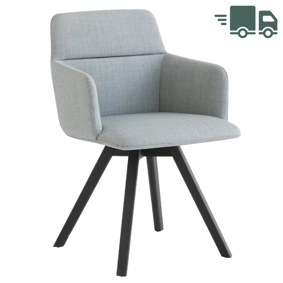 lapalma Foil S590 Gestell Esche schwarz gebeizt offenporig - Bezug Remix 0123 - Front