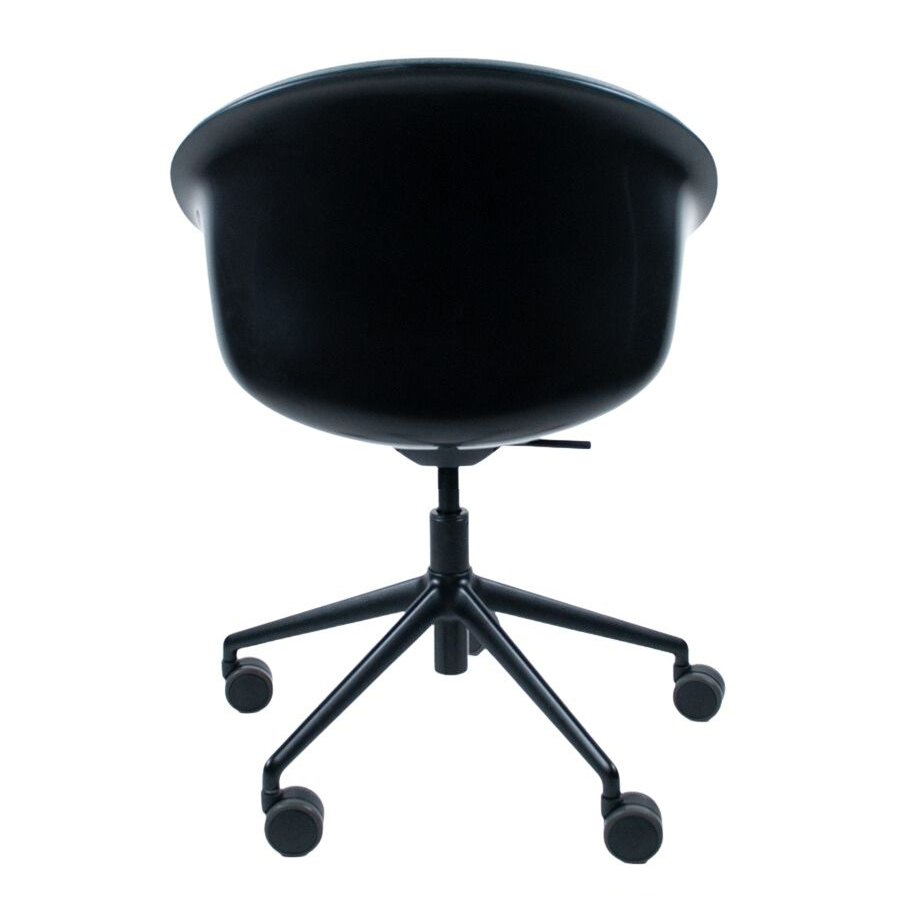 Interstuhl SHUFFLEis1 SU356 - Bezug ERA quarzgrau - Schale schwarz - Rückseite