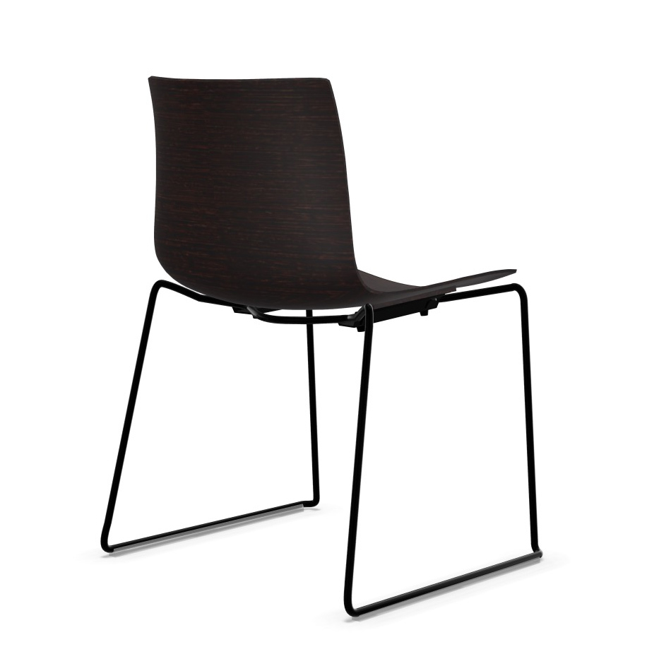 Arper Catifa 0378 Kufenstuhl Farbe Wenge