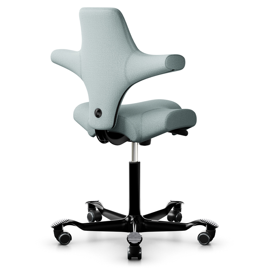 HAG CAPISCO 8106 Stoff Suldal SUL810 - Gestell schwarz - Rückansicht