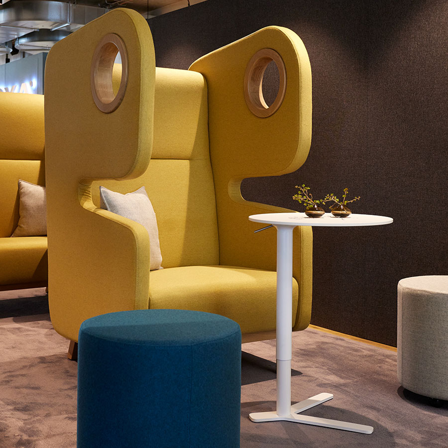 Mikomax Packman Sessel mit Trennwänden Stoff Wool Mustard