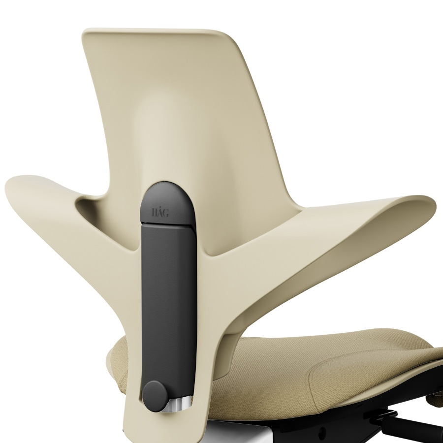 HAG Capisco Puls 8020 Sand  mit Stoff Light ochre Select (Gabriel) SC62097
