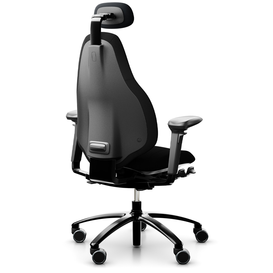 RH Mereo 220 mit hoher Rückenlehne, Armlehnen u. Nackenstütze