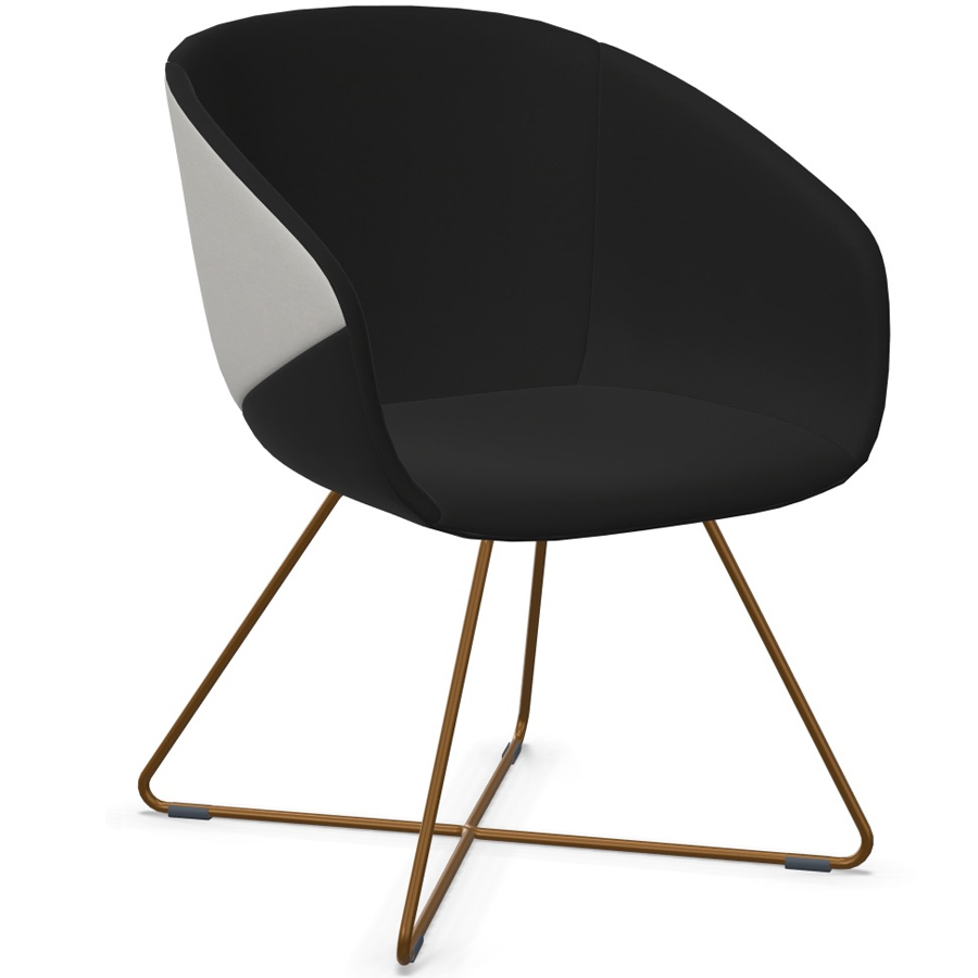 Bejot Ox:co 290 Variante Schwarz-Hellgrau Gestell Kupfer