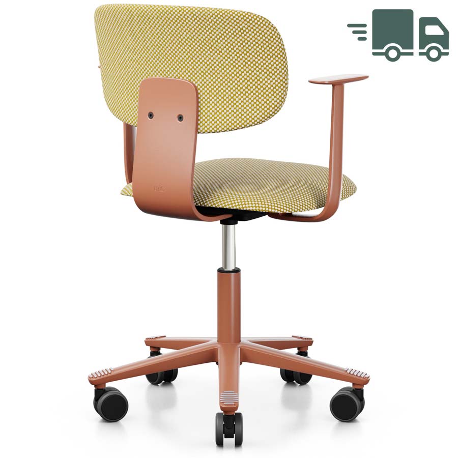 HAG Tion 2160 Bürostuhl Blush Rose - Sitz u. Rücken gepolstert Stoff Sisu 405