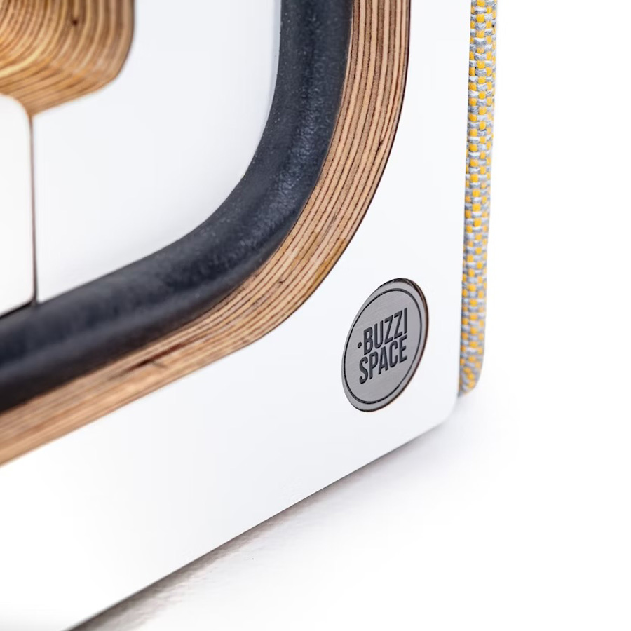 BuzziSpace BuzziNest Booth | Akustik Telefonbox | Rahmen weiß