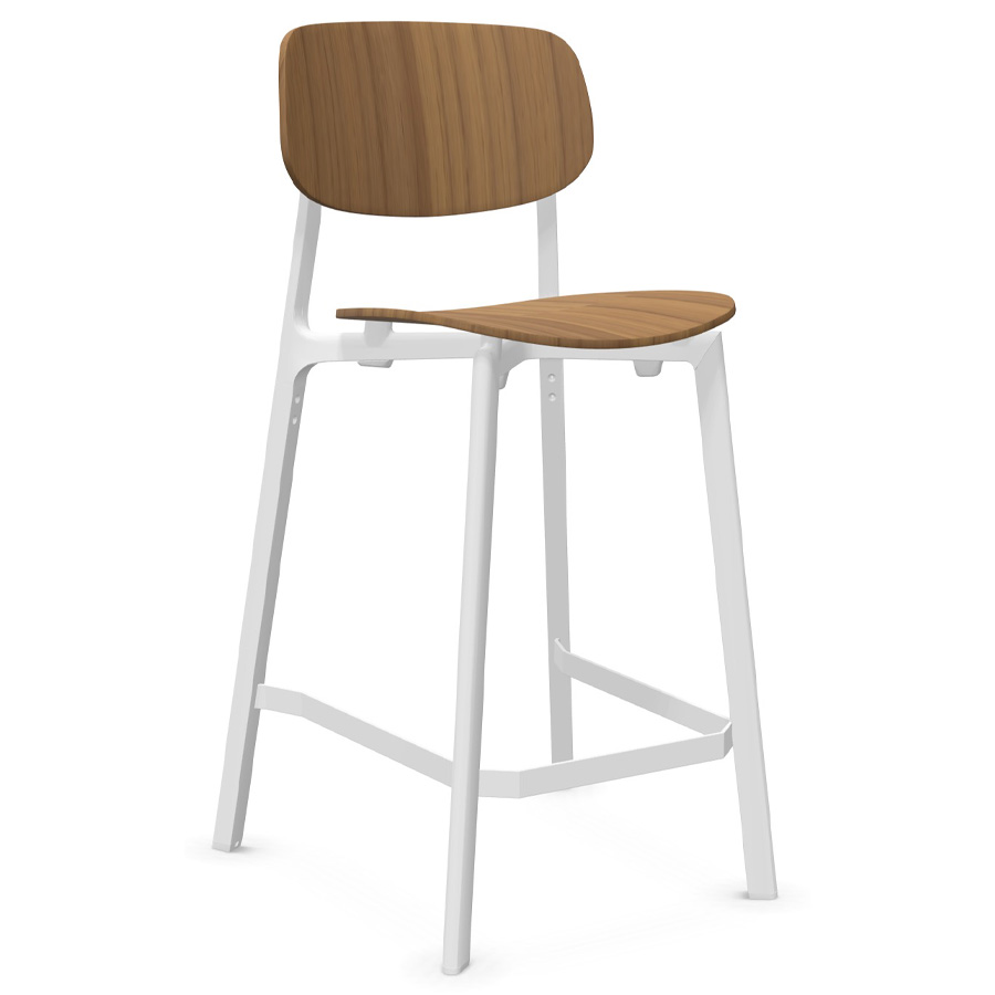 Kristalia COLANDER Hocker Nussbaum