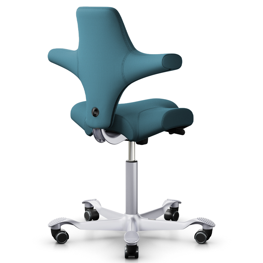 HAG Capisco 8106 | Stoff Nexus 010 petrol | Gestell silber