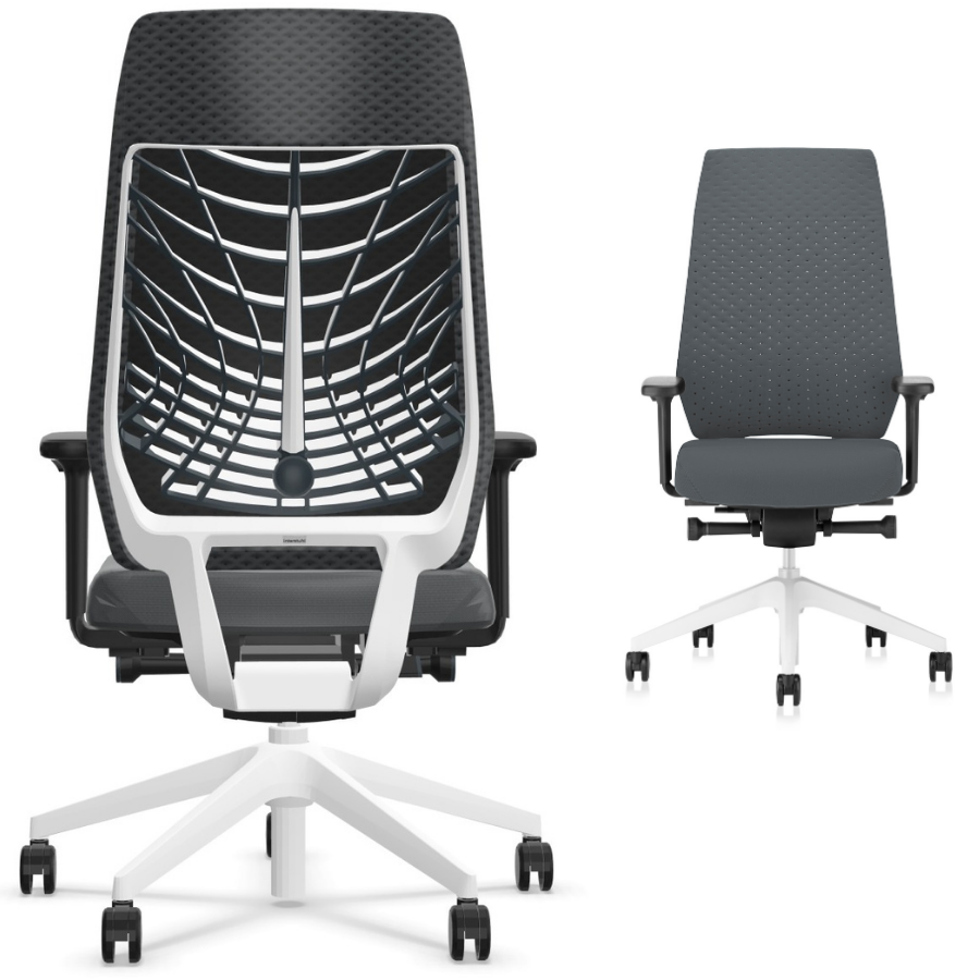 Interstuhl JOYCEis3 JC317 Bürostuhl mit Softback hoch Farbe anthrazit hellgrau