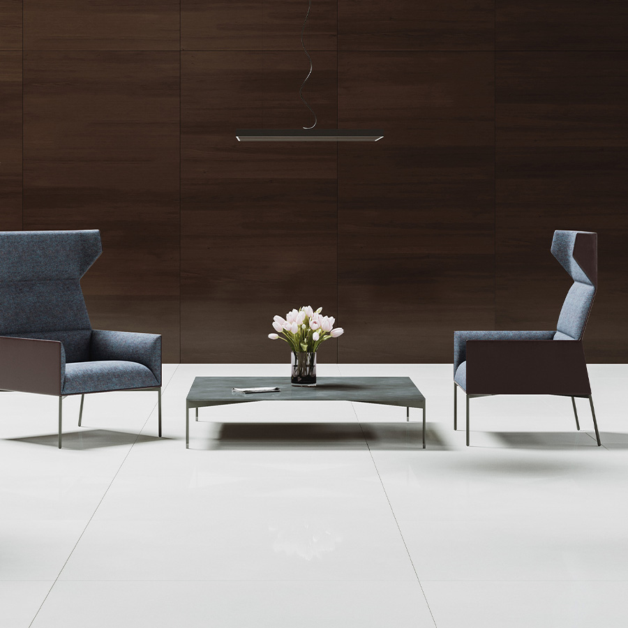 Profim Chic Beistelltisch CS40 mit eckiger Tischplatte Beispielbild