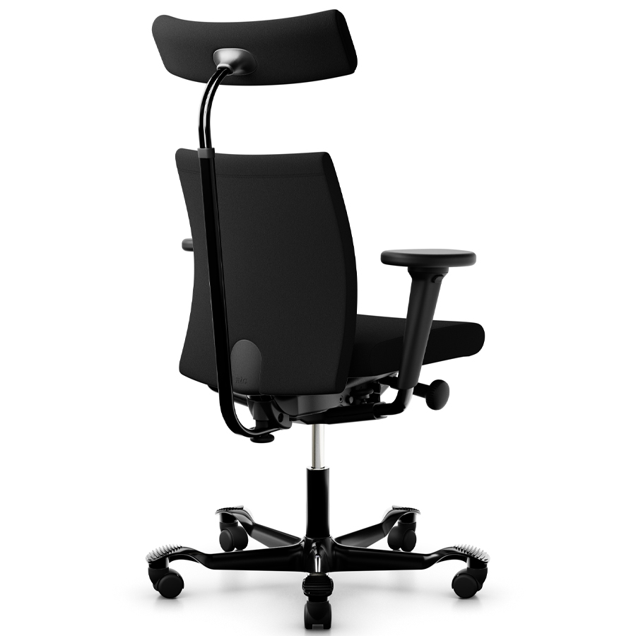 HAG Creed 6002 niedrige Rückenlehne - Rückansicht - Armlehnen und Kopfstütze