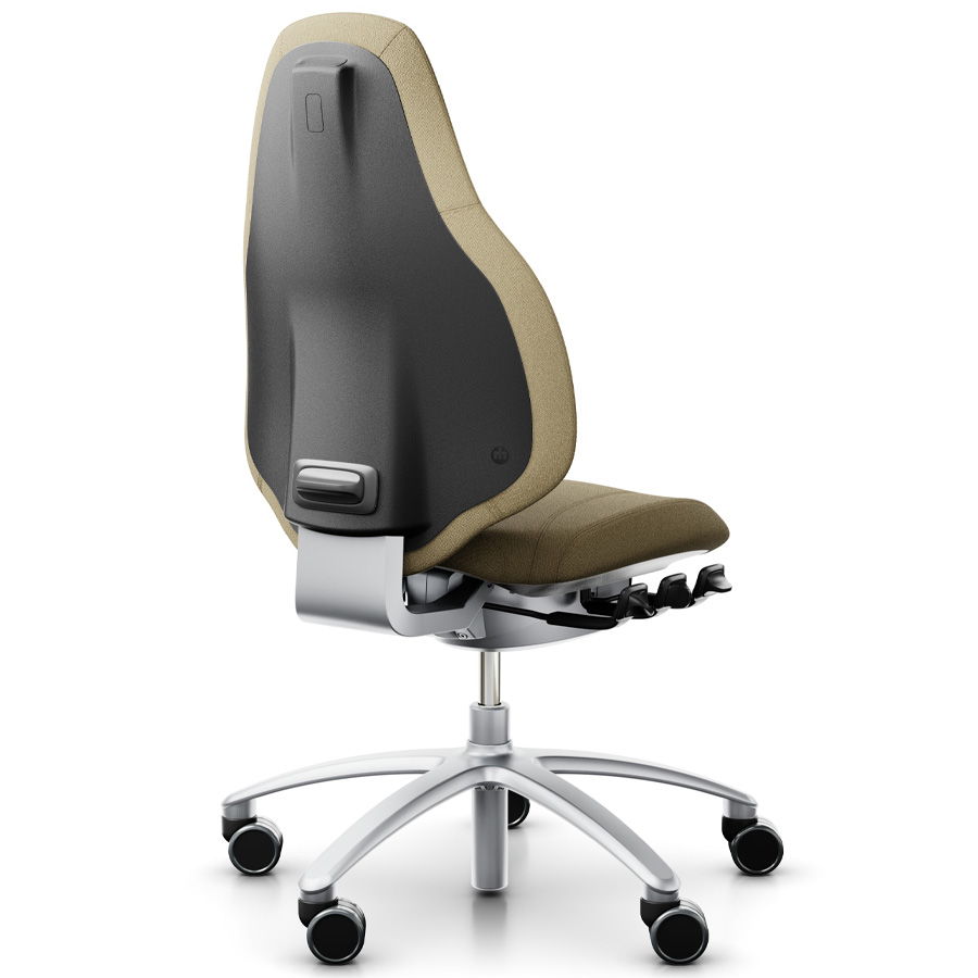 RH Mereo 220 mit hoher Rückenlehne - Stoff capture beige - Rückansicht