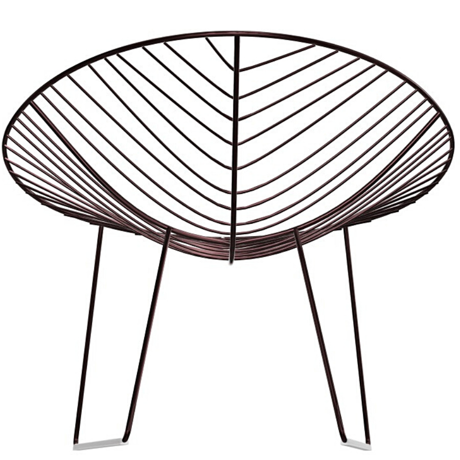 Arper Leaf 1821 Loungesessel Mocca