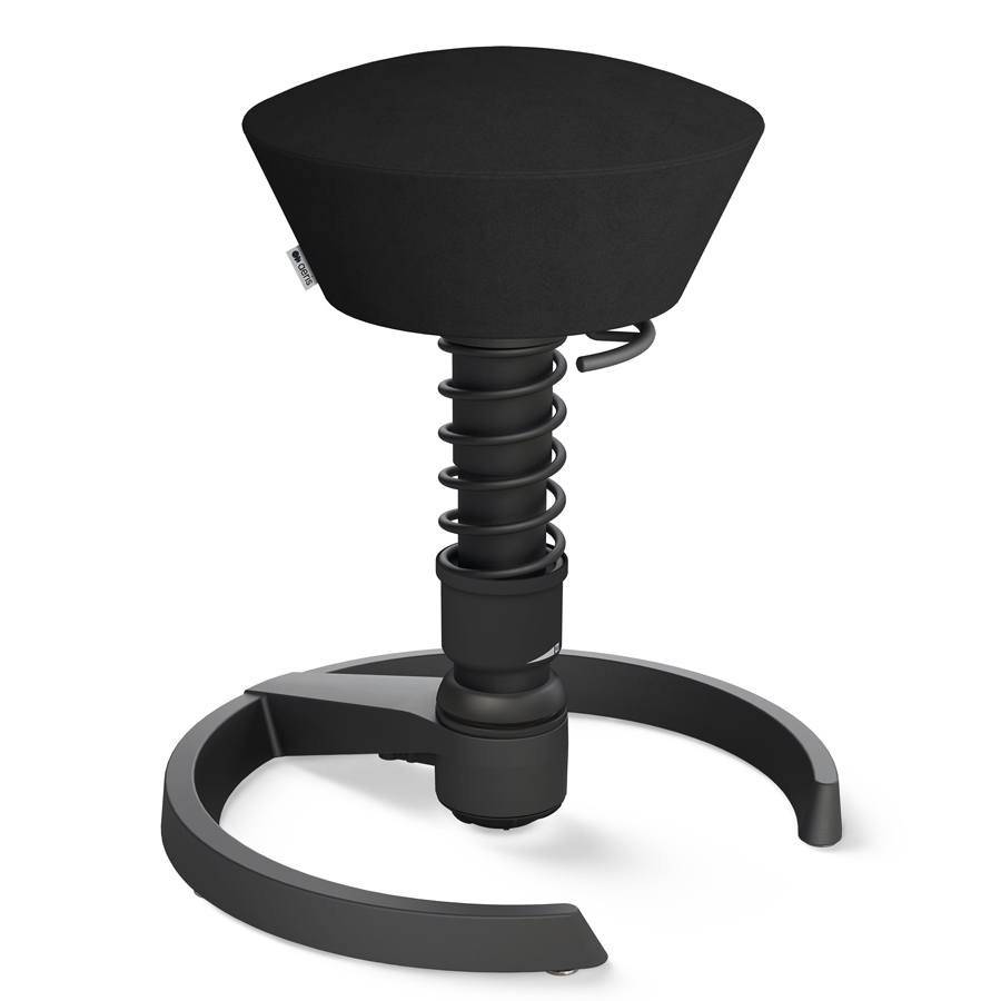 Aeris Swopper Mikrofaser schwarz mit Gleitern