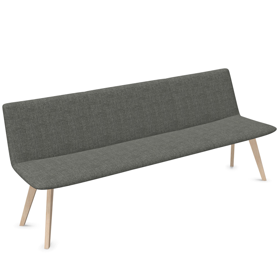 W. Schillig Chevalier Sitzbank mit Holzgestell - Breite 220 cm