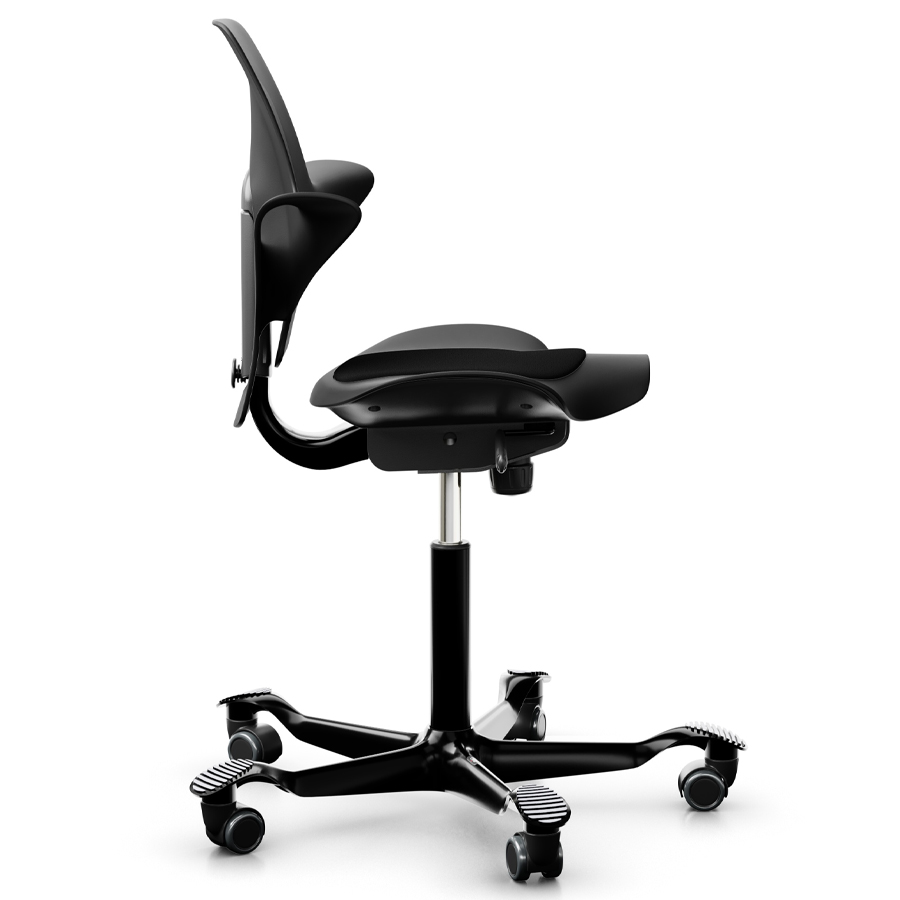 HAG Capisco Puls 8010 Stehhilfe mit 265er Feder - ohne Fußring - Seitenansicht