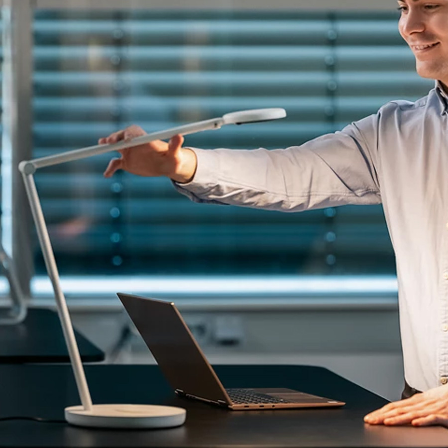 GLAMOX Motus Flat LED Arbeitsleuchte weiß