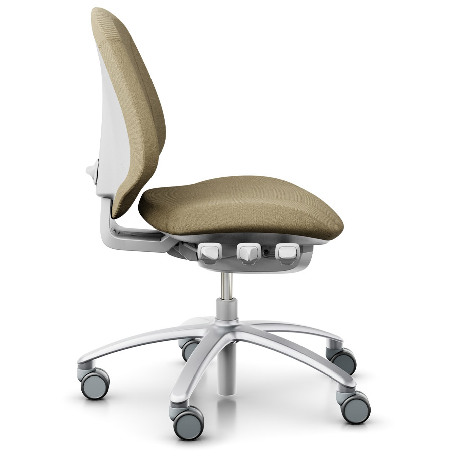 RH Mereo 200 silver grey mit halbhoher Rückenlehne - Capture beige - Seitenansicht