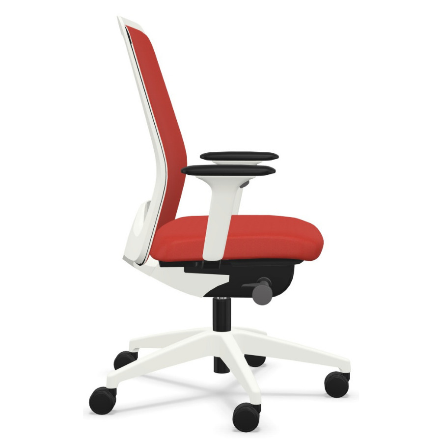 Interstuhl EVERYis1 (EV311) Bürostuhl schwarz mit Chillback Rückenlehne - Seitenansicht