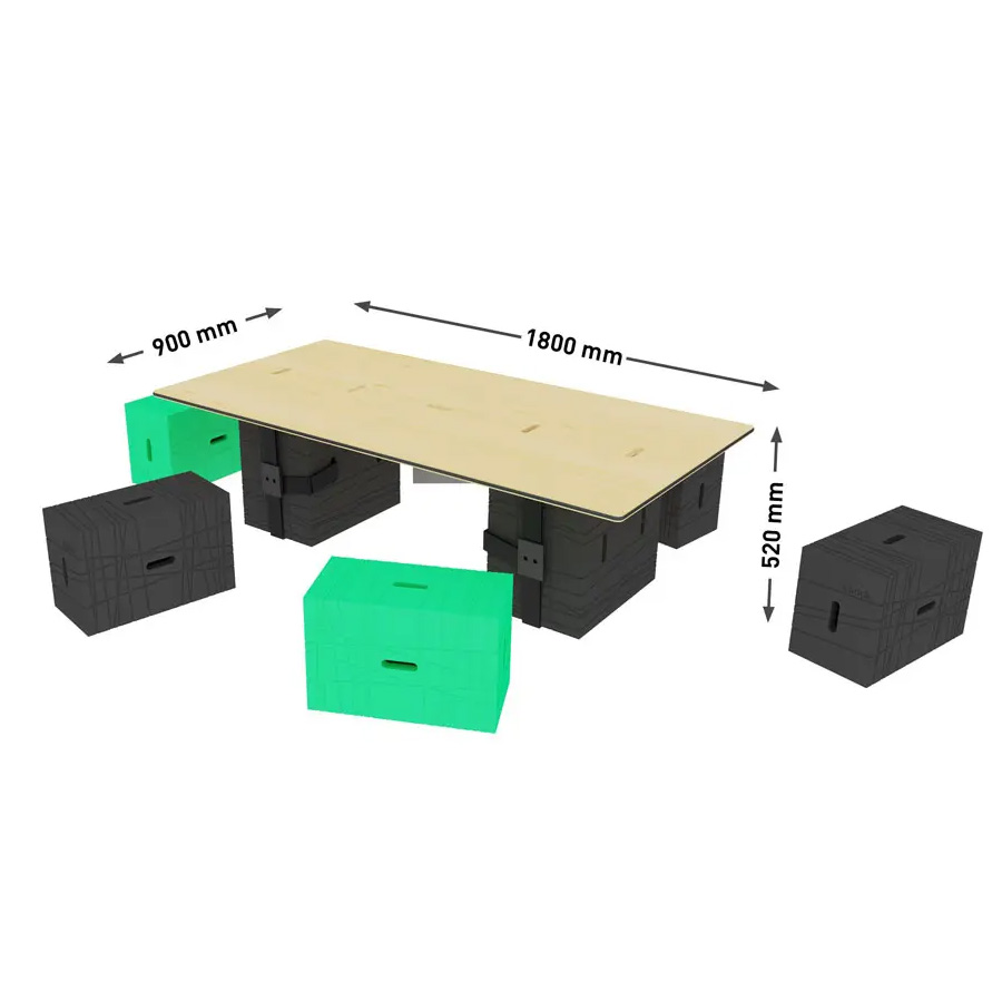 X-Table Aufbau Variation 1