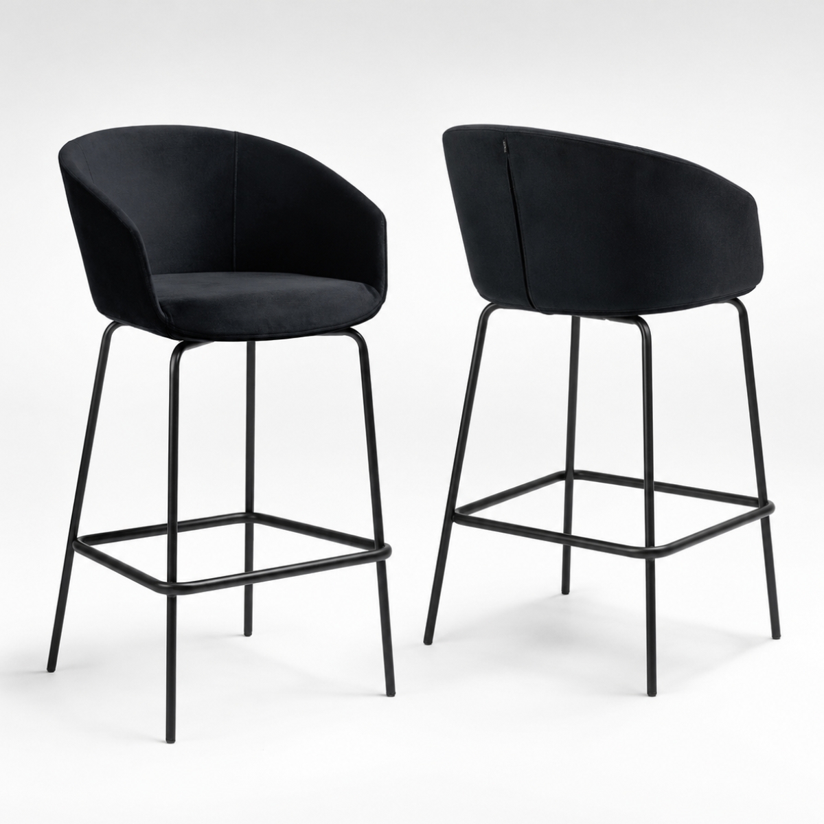 bejot Oxco small Barhocker samt schwarz titel