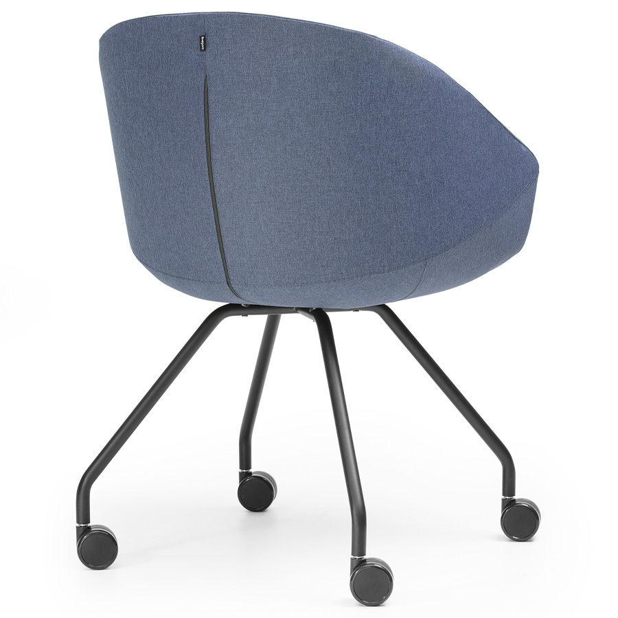 Bejot Oxco OX 5R Konferenzsessel Stoff Cura CR667, Gestell schwarz