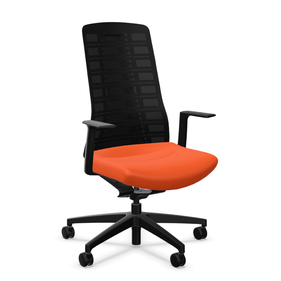 Interstuhl PURE PU213 schwarz orange