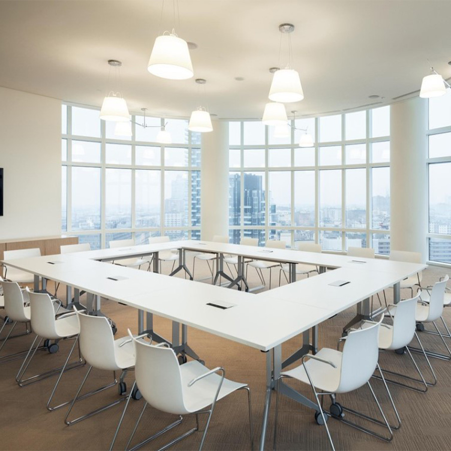 Arper CATIFA 46 0287 einfarbig technisches Kufengestell in weiss